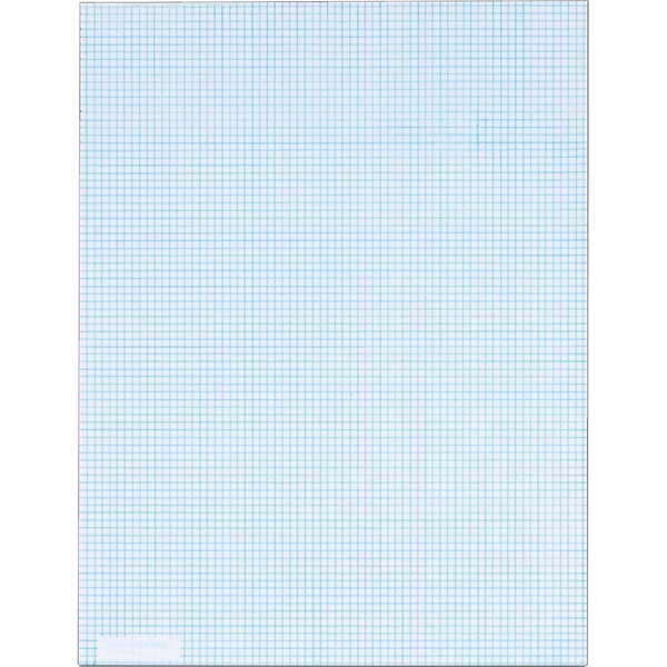 TOPS Graph Pad - 50 Sheets - 8.5" x 11" - White