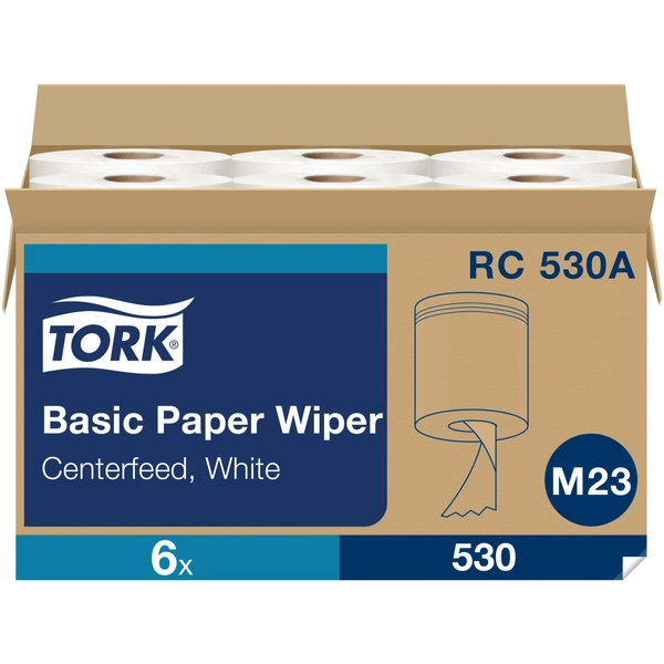 TORK Centerfeed Hand Towels - 2 Ply - White - 6 / Carton