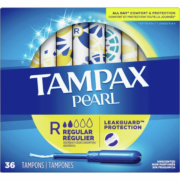 Tampax Pearl Regular Tampons - 36 Count - Unscented