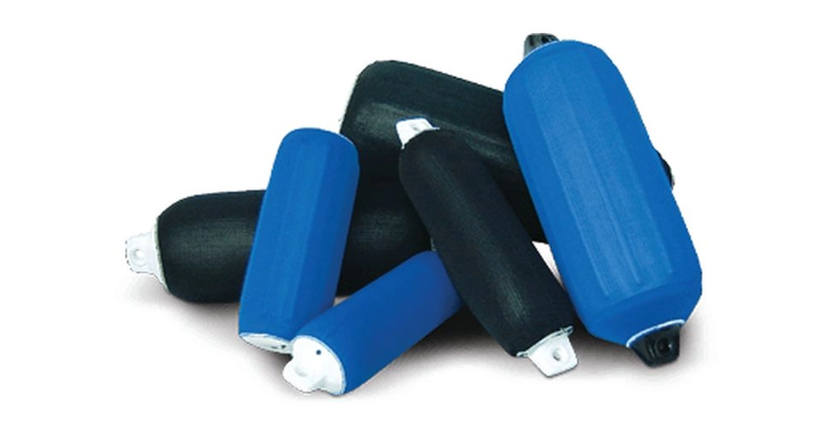 SEILFLECHTER Bootsfender – Aufblasbarer Marinefender, Weiß, Ø 120 Mm, Länge 450 Mm, UV-stabil, Robuste Ösen, Mit Rückschlagventil, Für Boote Bis 10 M