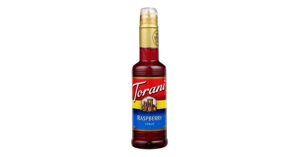 Made In USA | Torani - Coffee Syrup - Raspberry - Case of 4 - 12.7 fl oz.