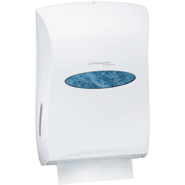 Kimberly-Clark Touchless Folded Towel Dispenser - 18.9" x 13.3" x 5.9" - Pearl White - 1/Carton