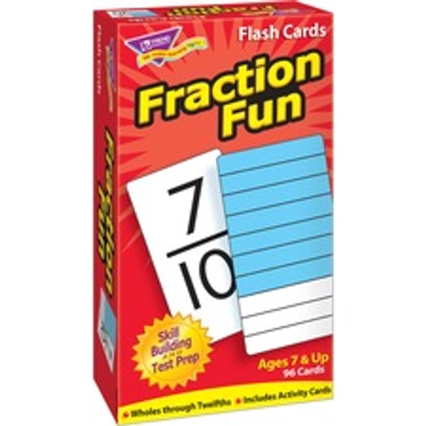 Trend Fraction Fun Flash Cards - 96/Box