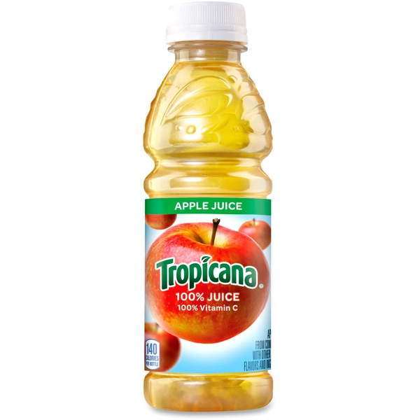Tropicana 100% Apple Juice - 10 oz - 24 / Carton