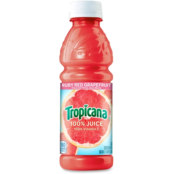Tropicana Ruby Red Grapefruit Juice - 10 fl oz - 24 Pack