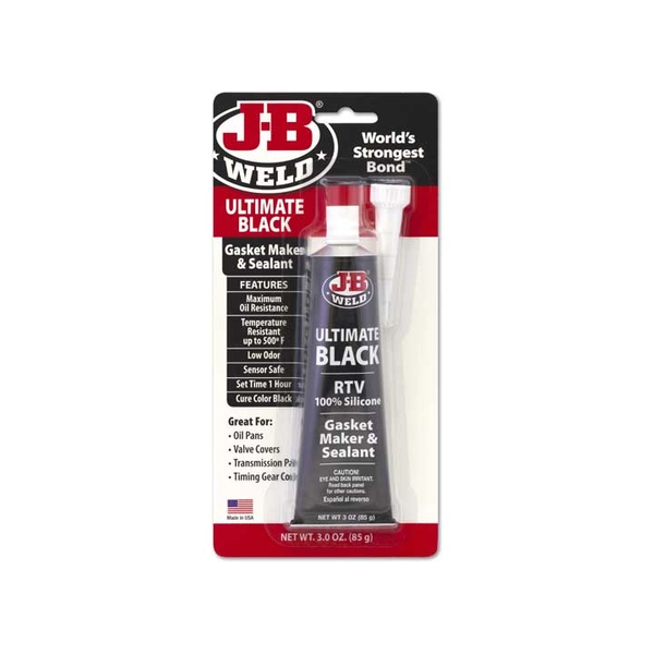 Ultimate Black RTV Gasket Maker Sealant, 3 oz