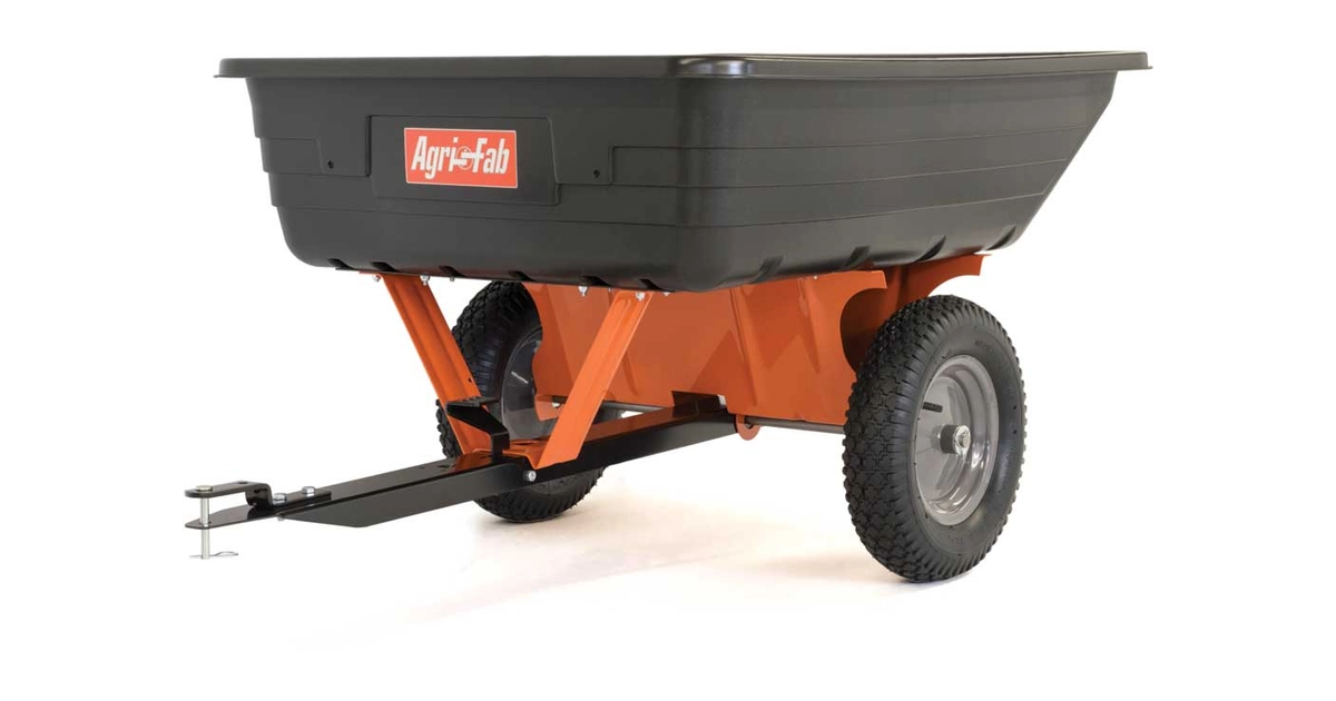 Poly Cgart Made In USA | 10 cu ft Tow-Behind Poly Dump Cart