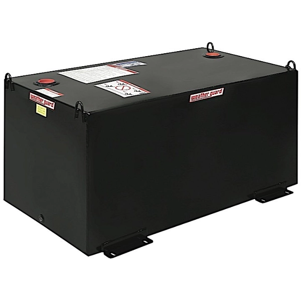 100-Gallon Steel Diesel Transfer Tank, Rectangular, Black