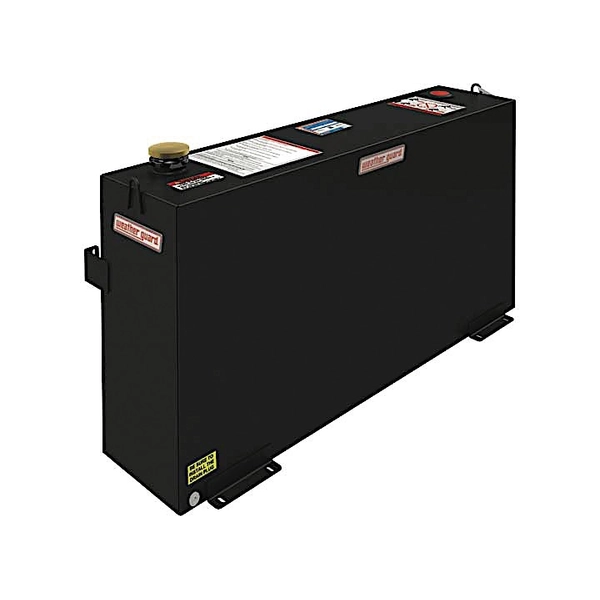 50-Gallon Steel Diesel/Hydraulic Transfer Tank, Black