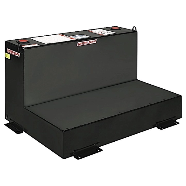 75-Gallon L-Shape Steel Diesel Transfer Tank, Black