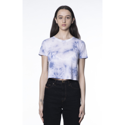 Weekend Cloud Tie Dye Boxy Crop
