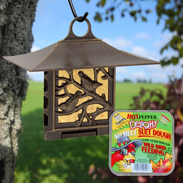 Whitehall Nuthatch Suet Feeder and Hot Pepper Suet Cakes