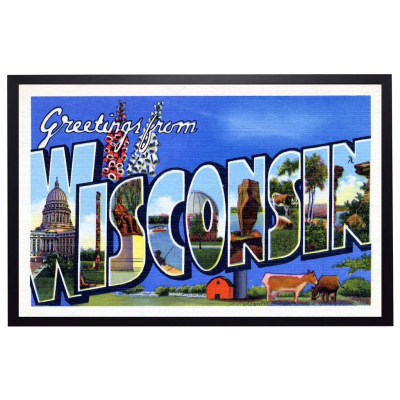 Wisconsin State Postcard