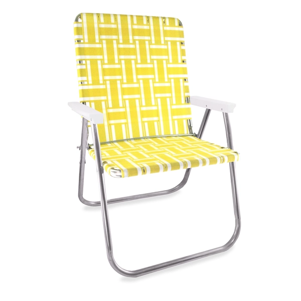 Yellow and White Stripe Magnum Chair