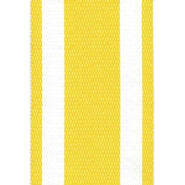 Yellow and White Stripe Lawn Chair Webbing