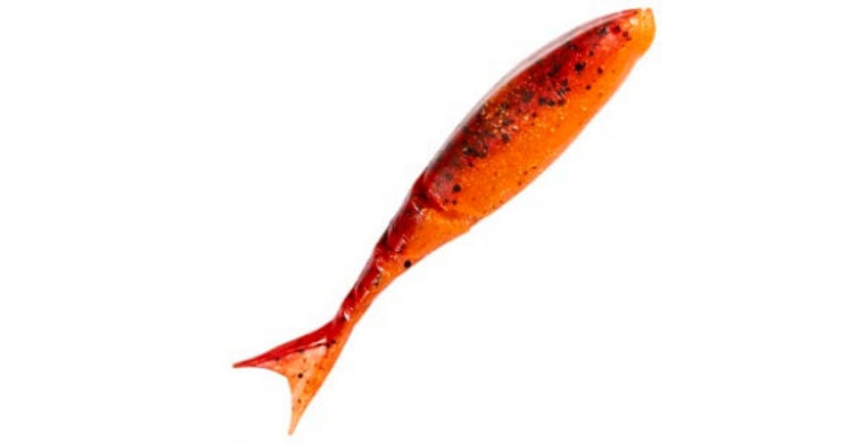 Made In USA | Z-MAN Razor ShadZ 4.5in Fire Craw 4pk