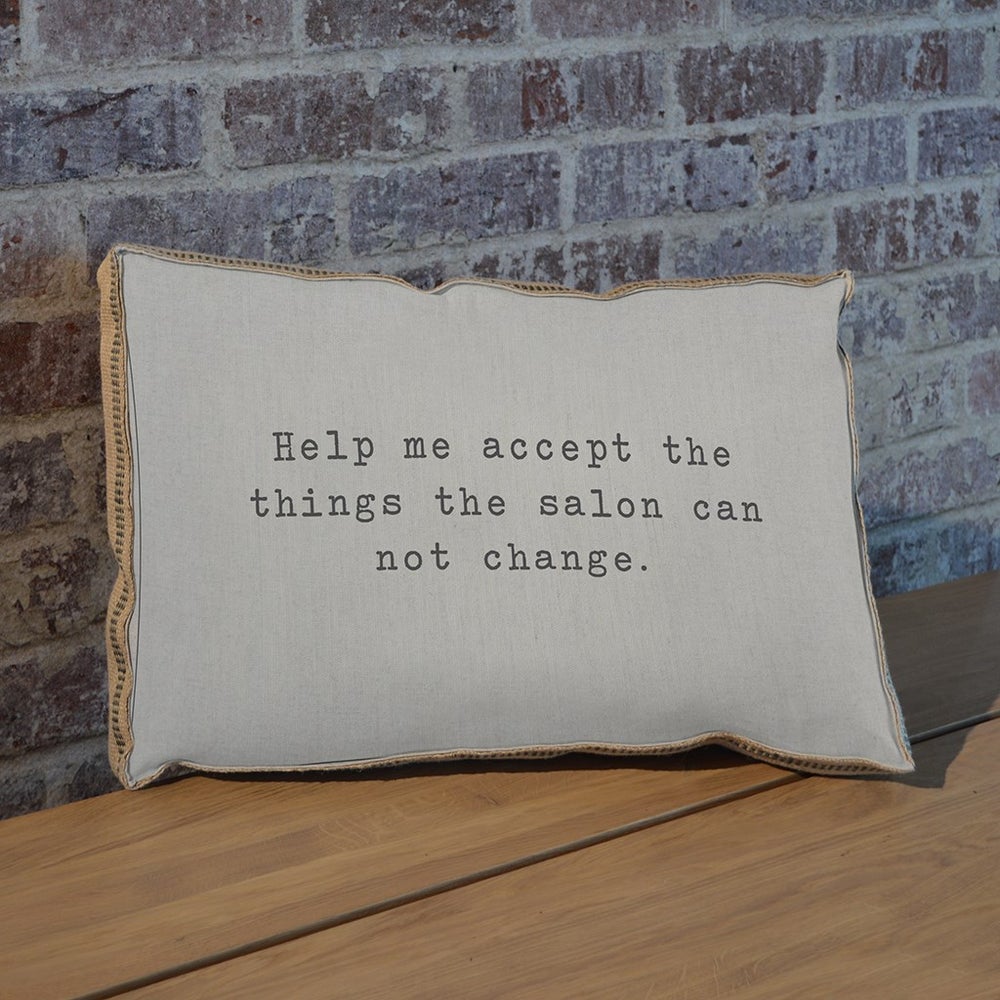 Made In the USA Help Me Accept Pillow